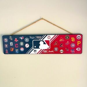 New!  MLB Wooden Wall Decor